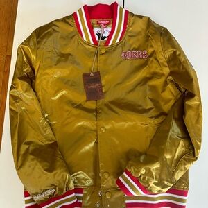 49ers Satin Gold Jacket